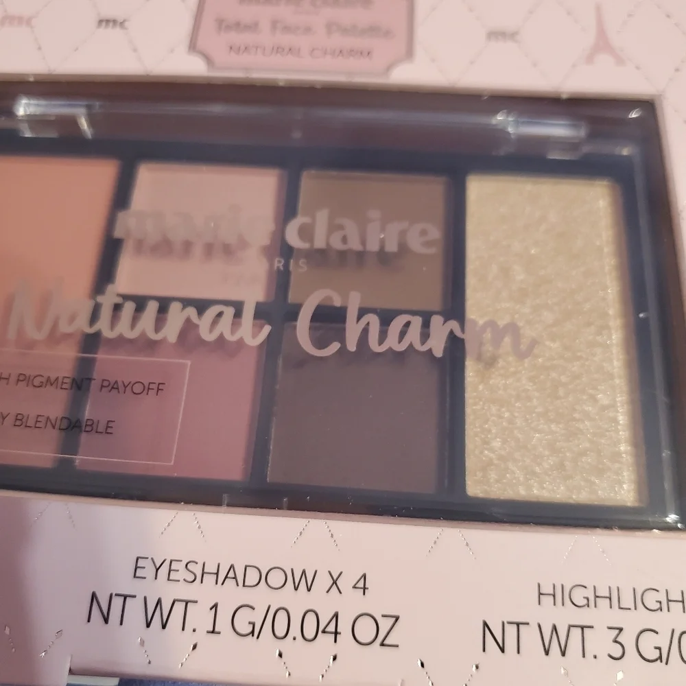 New Marie Claire Paris Total Face Natural Charm Makeup Palette